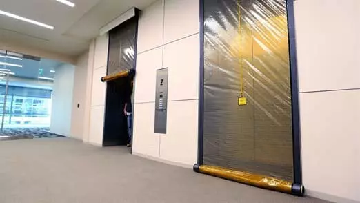 پرده ضد دود آسانسور