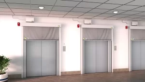 پرده ضد دود آسانسور